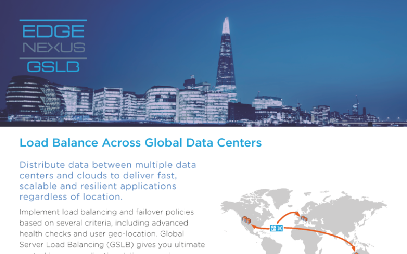 Handle Your Website Traffic With Global Server For Load Balancer Technology