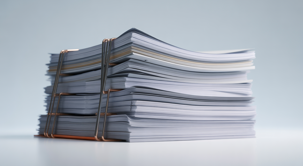 Professional business documents representing editing services