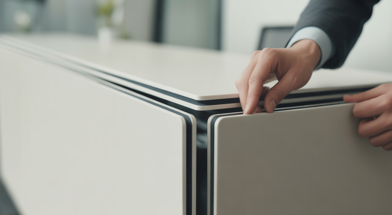 Modern corporate office space furnished with rental furniture in Maryland