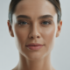 Professional image of a woman with balanced and harmonious facial features, representing beauty and confidence