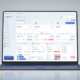 Hero image of a sleek digital investment platform showing an organized exchange catalogue of financial products on a computer screen with a clean white background