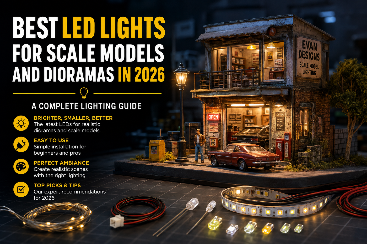 Best LED Lights for Scale Models and Dioramas in 2026: A Complete Lighting Guide